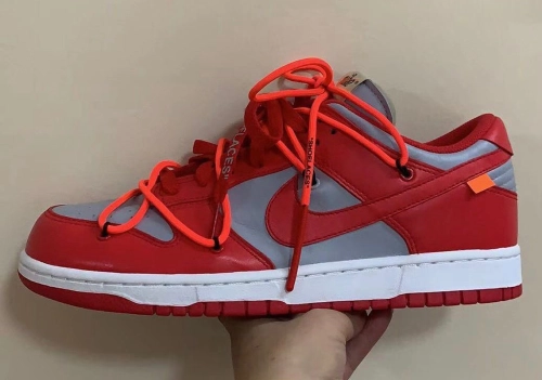 SX OFF White X Nike Dunk Low University Red review 