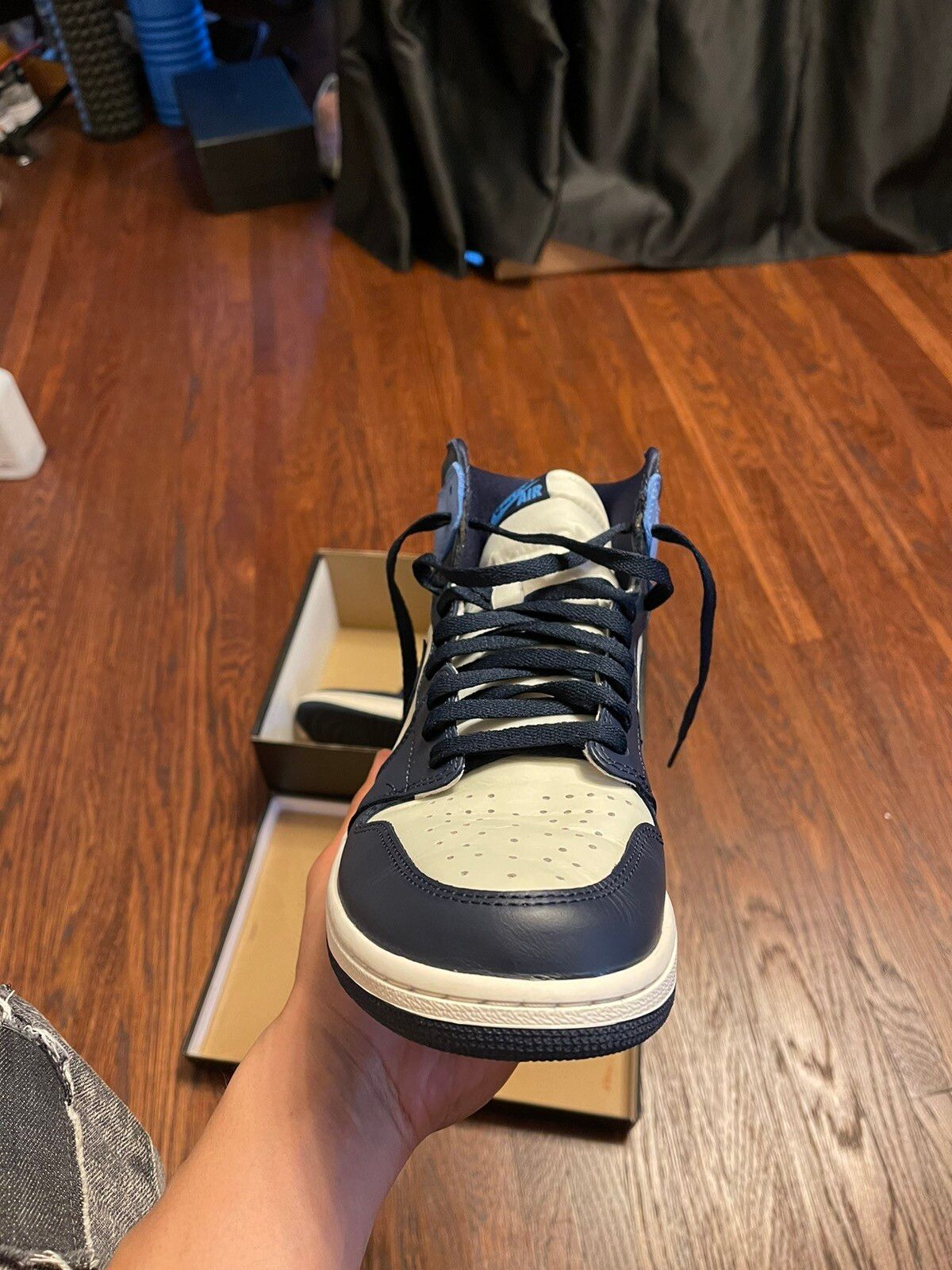 PRO  Air Jordan 1 Retro High OG “Obsidian University Blue” review Vince 03