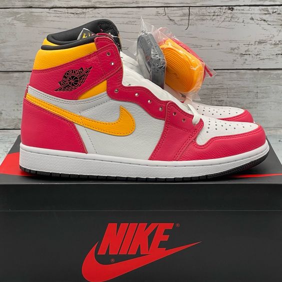 PRO Air Jordan 1 High OG Light Fusion Red review Rosa