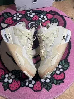 BS Batch  OFF White x Air Jordan 4 Sail review James Vogel 02