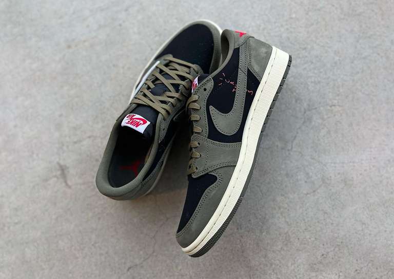  PROTravis Scott x Air Jordan 1 Low Dark Green review Zack 01