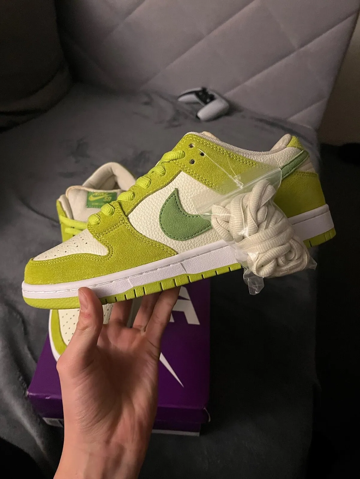 M Batch Nike Dunk Low Green Apple review Katy 02