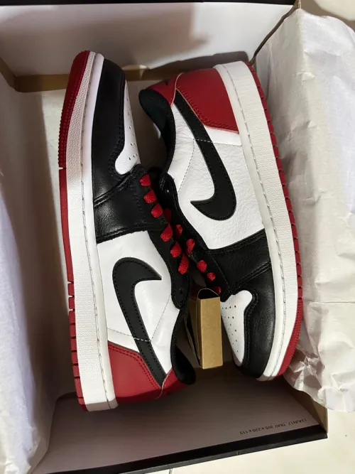 PRO Air Jordan 1 Low OG “Black Toe”Black Toe review 