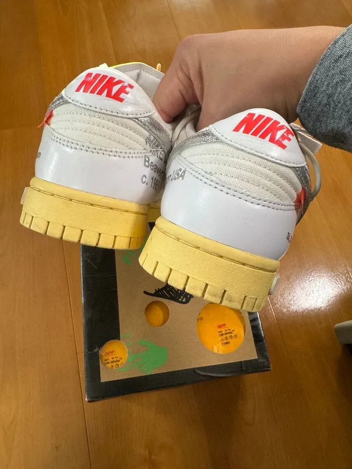 GB OFF WHITE x Nike Dunk SB Low The 50 NO.1 review 0