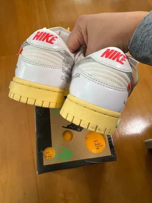 GB OFF WHITE x Nike Dunk SB Low The 50 NO.1 review 
