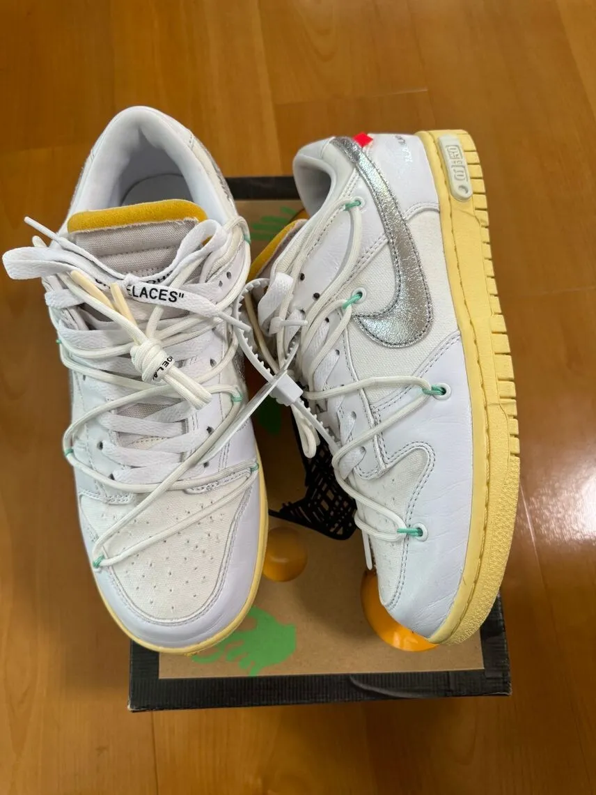 GB OFF WHITE x Nike Dunk SB Low The 50 NO.1 review 1