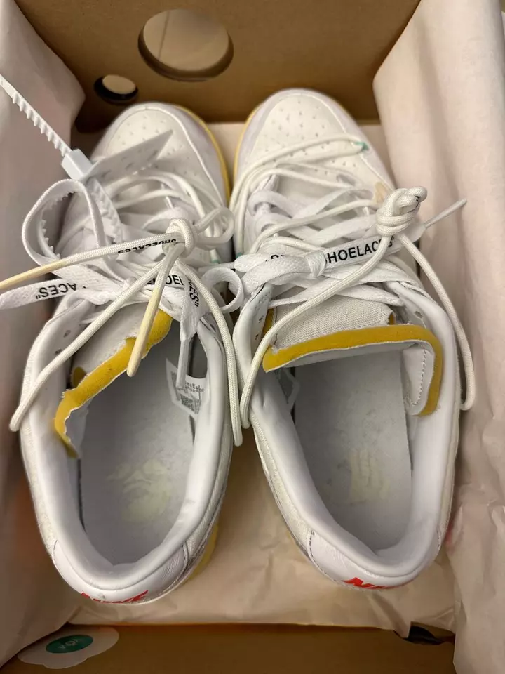 GB OFF WHITE x Nike Dunk SB Low The 50 NO.1 review 0