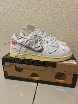 GB OFF WHITE x Nike Dunk SB Low The 50 NO.1 review Leon