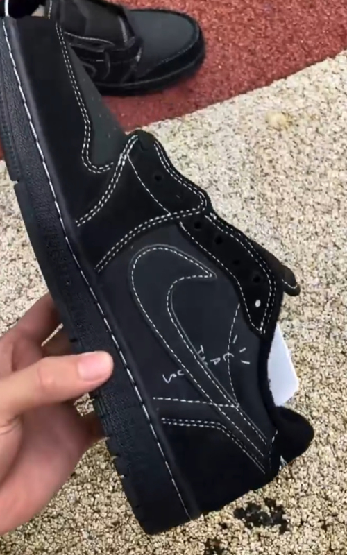 PRO  Travis Scott x Air Jordan 1 Low Black Phantom review 