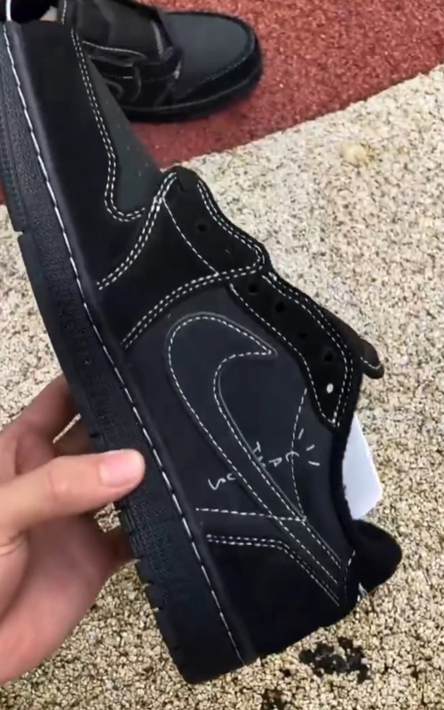 PRO  Travis Scott x Air Jordan 1 Low Black Phantom review 