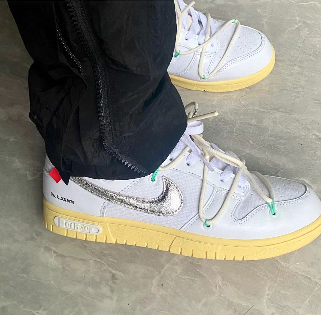 GB OFF WHITE x Nike Dunk SB Low The 50 NO.1 review 1