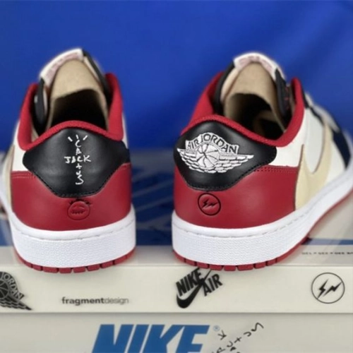  PROTravis Scott x Air Jordan 1 Low Black Red review 