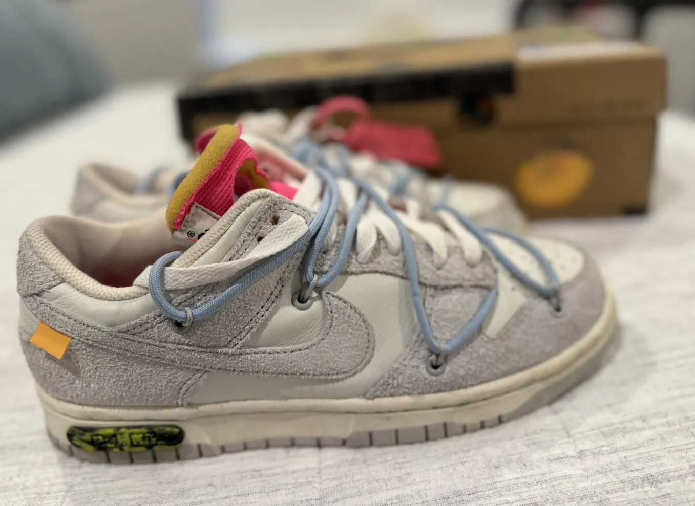 GB OFF WHITE x Nike Dunk SB Low The 50 NO.38 review 0