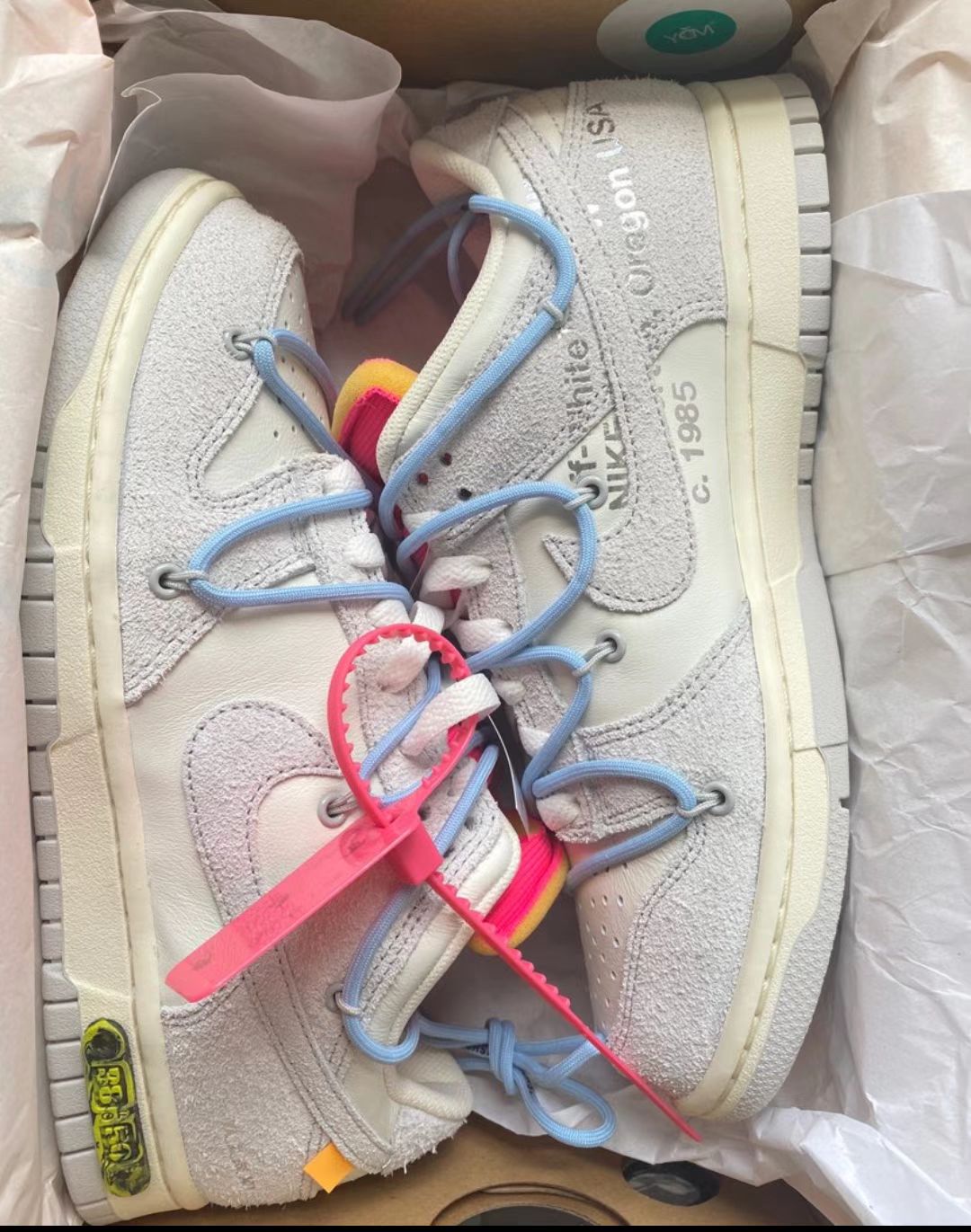 GB OFF WHITE x Nike Dunk SB Low The 50 NO.38 review 0