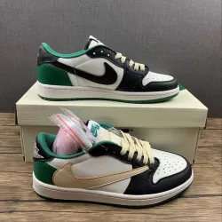 PRO Air Jordan Travis Scott x Air Jordan 1 Low Black Green Barb review Nate