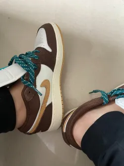 XH Air Jordan 1 Low GS “Cacao Wow” review Wendy 02