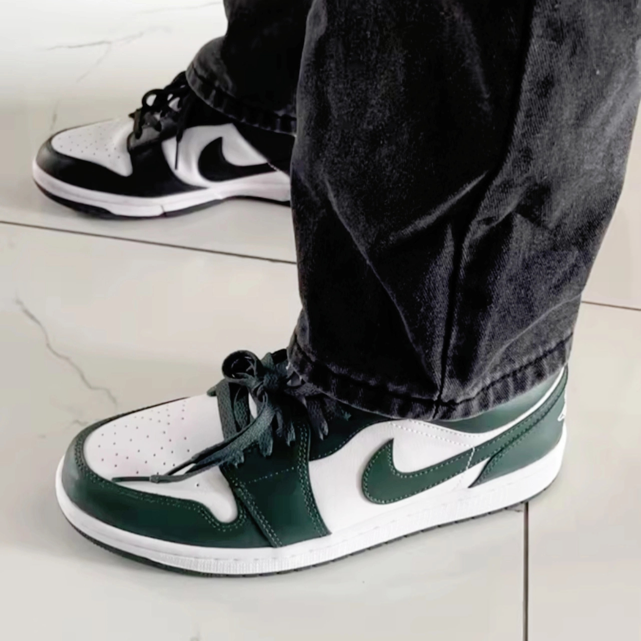 XH Air Jordan 1 Low Blackish Green review Fred 02