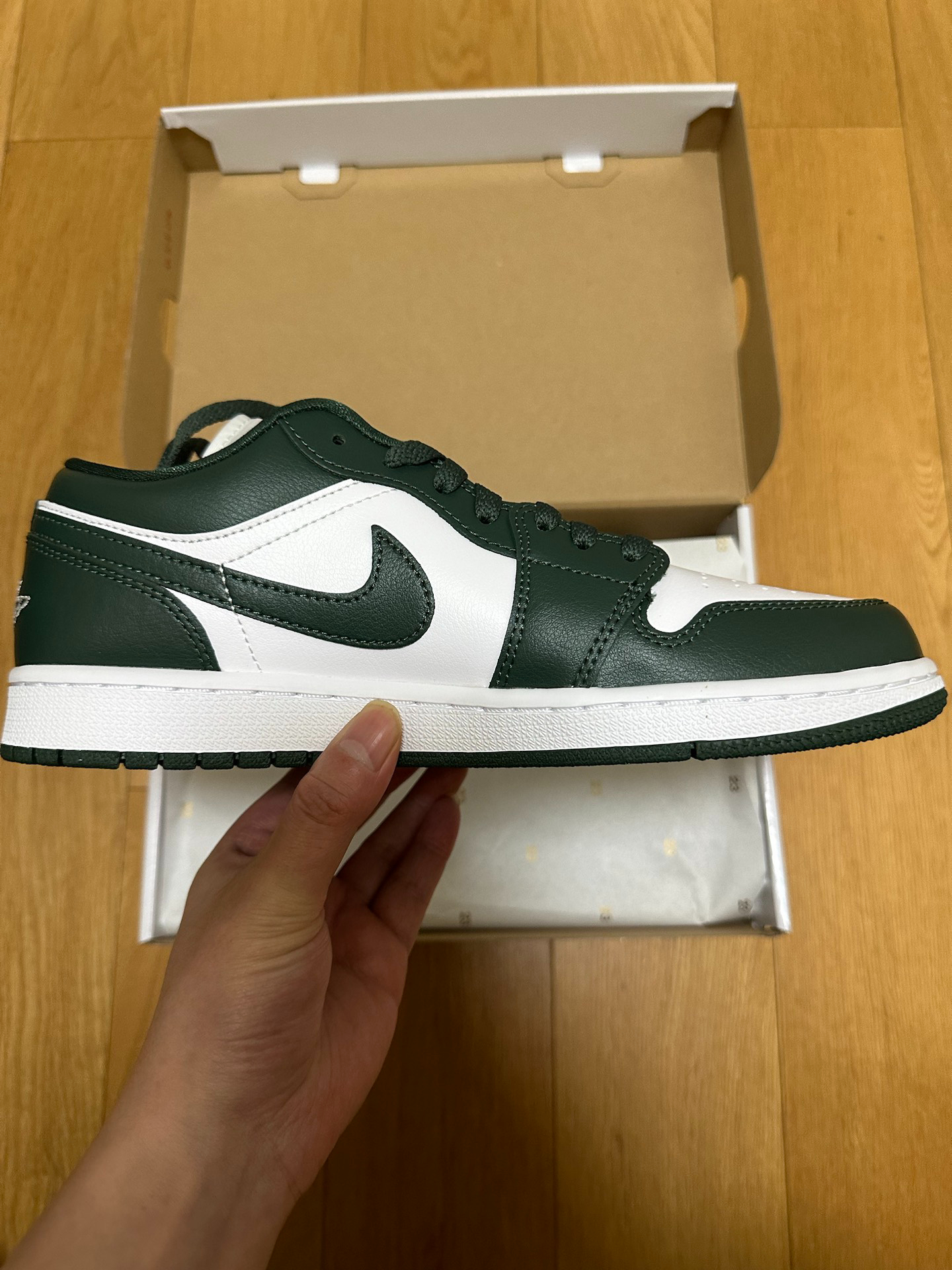 XH Air Jordan 1 Low Blackish Green review Jordan 01