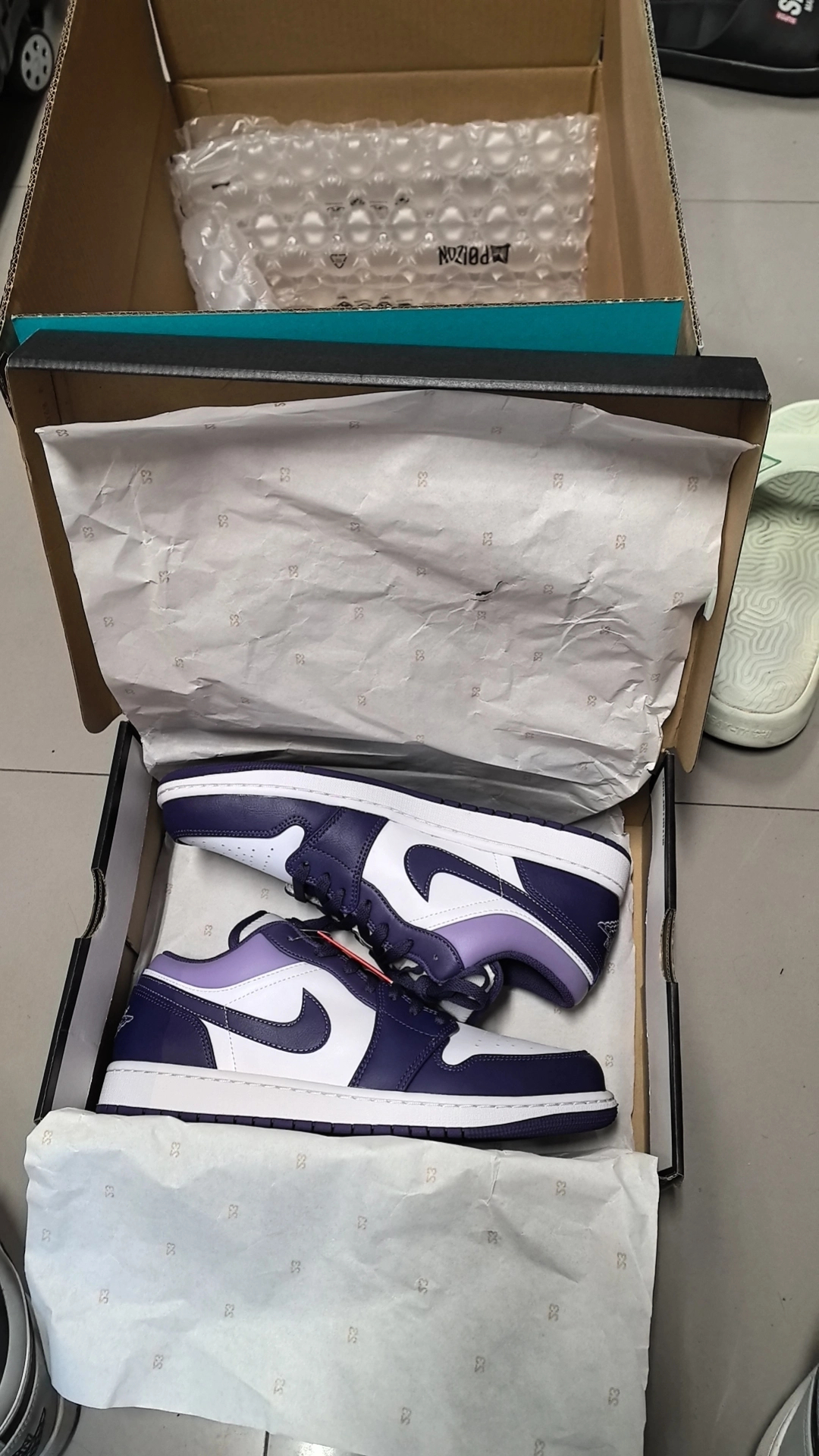 XH Air Jordan 1 Low “Sky J Purple” review Wendy