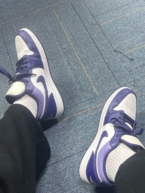 XH Air Jordan 1 Low “Sky J Purple” review 
