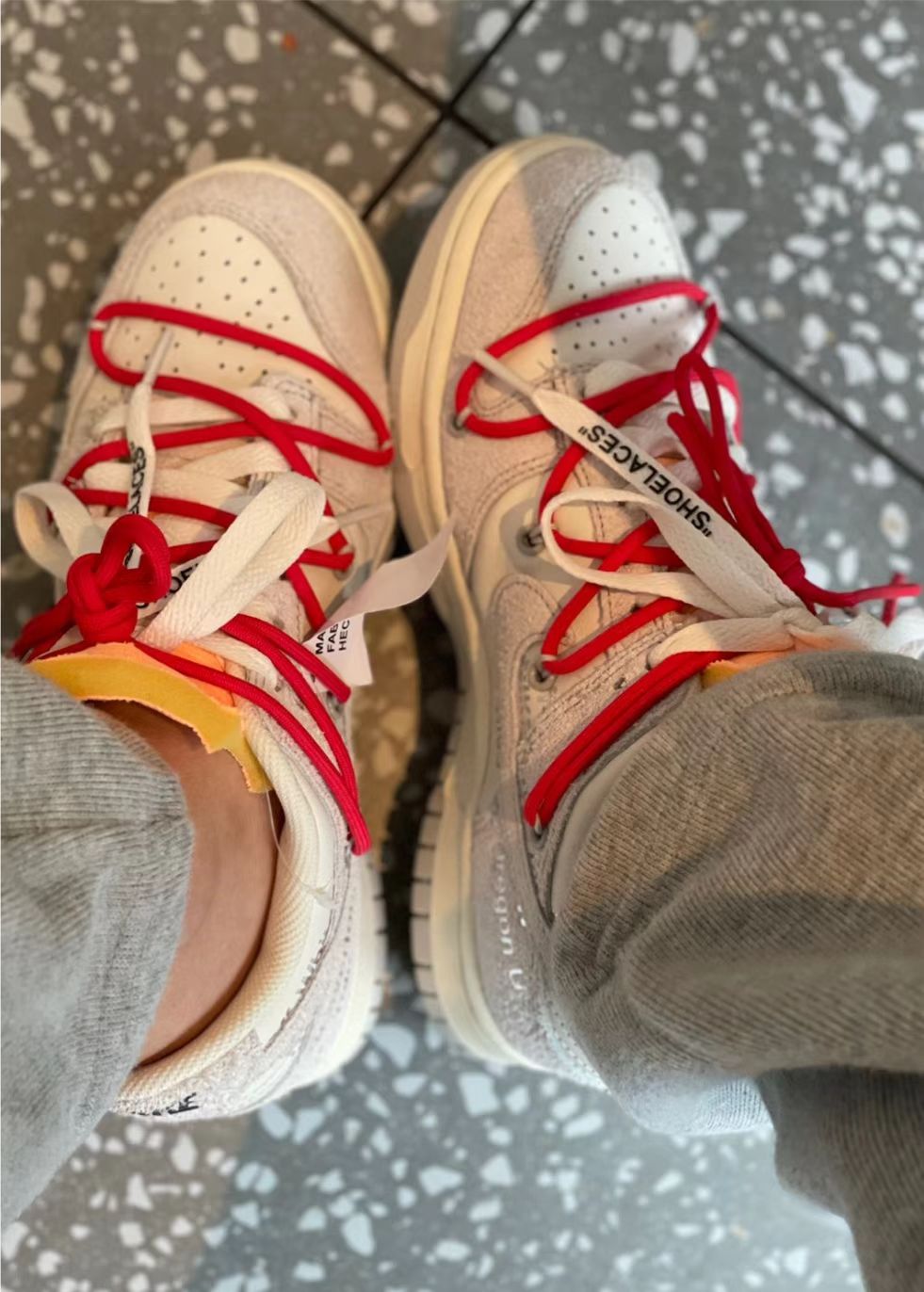 GB OFF WHITE x Nike Dunk SB Low The 50 NO.40 review 1