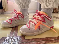 GB OFF WHITE x Nike Dunk SB Low The 50 NO.40 review Rico