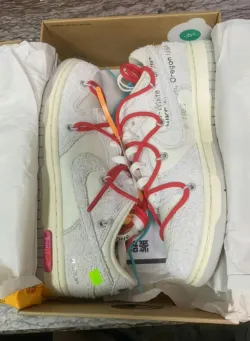 GB OFF WHITE x Nike Dunk SB Low The 50 NO.40 review Chanza
