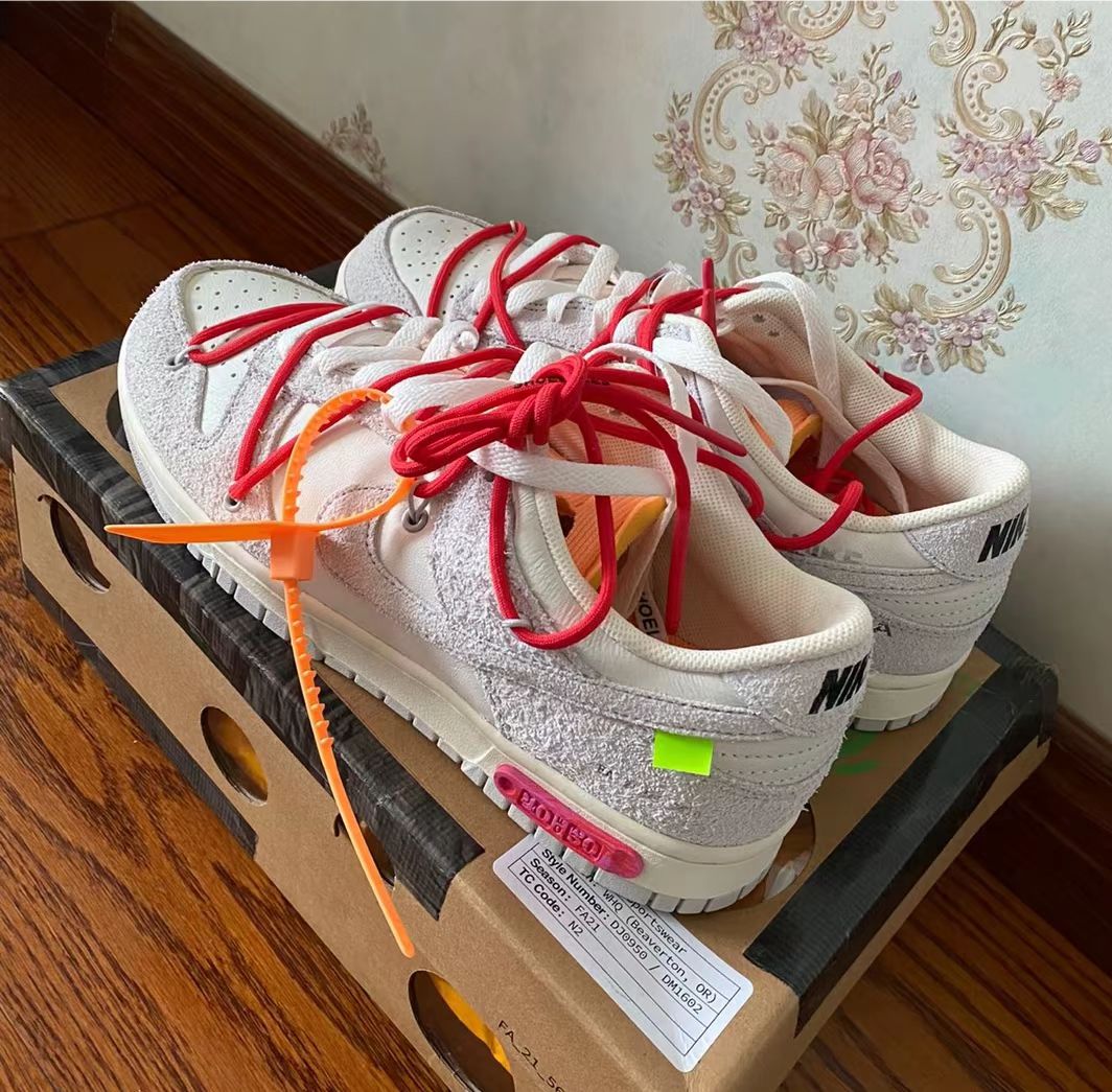 GB OFF WHITE x Nike Dunk SB Low The 50 NO.40 review 0