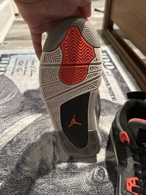  BS Batch Air Jordan 4 Red Glow Infrared review 