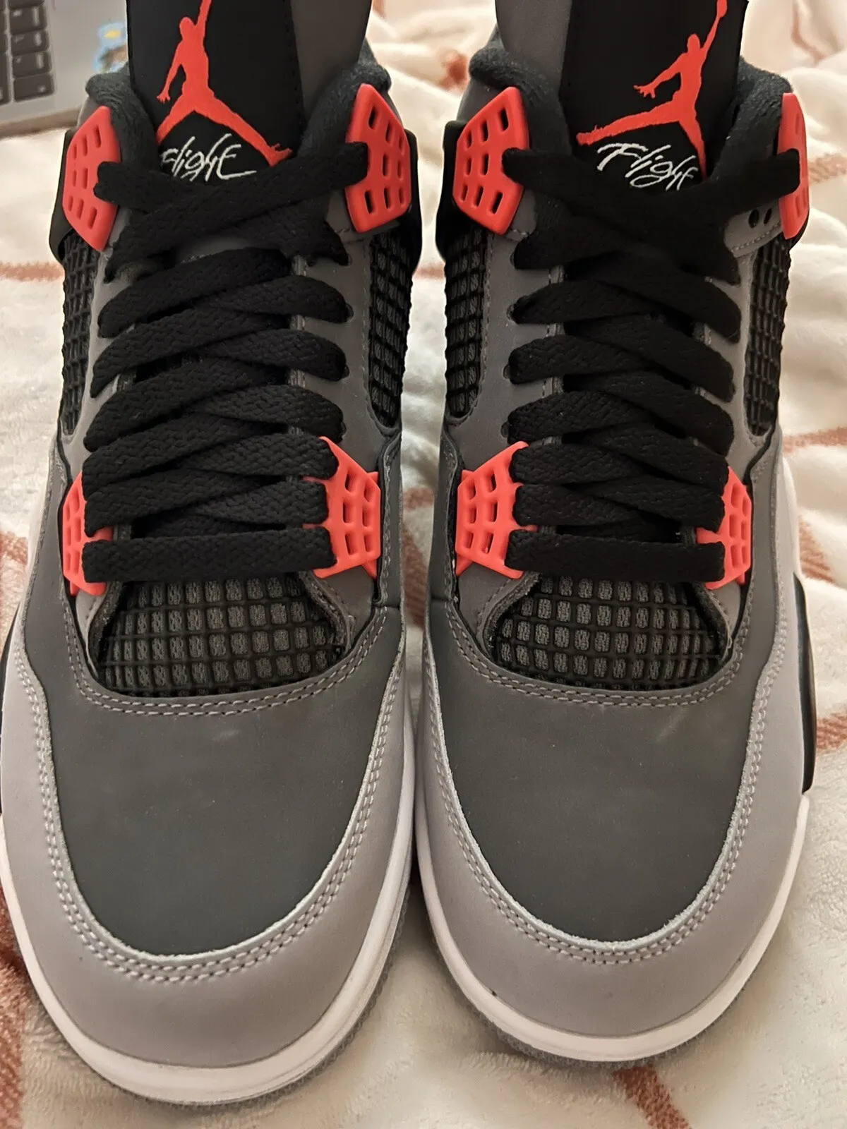  BS Batch Air Jordan 4 Red Glow Infrared review Aleshia 01