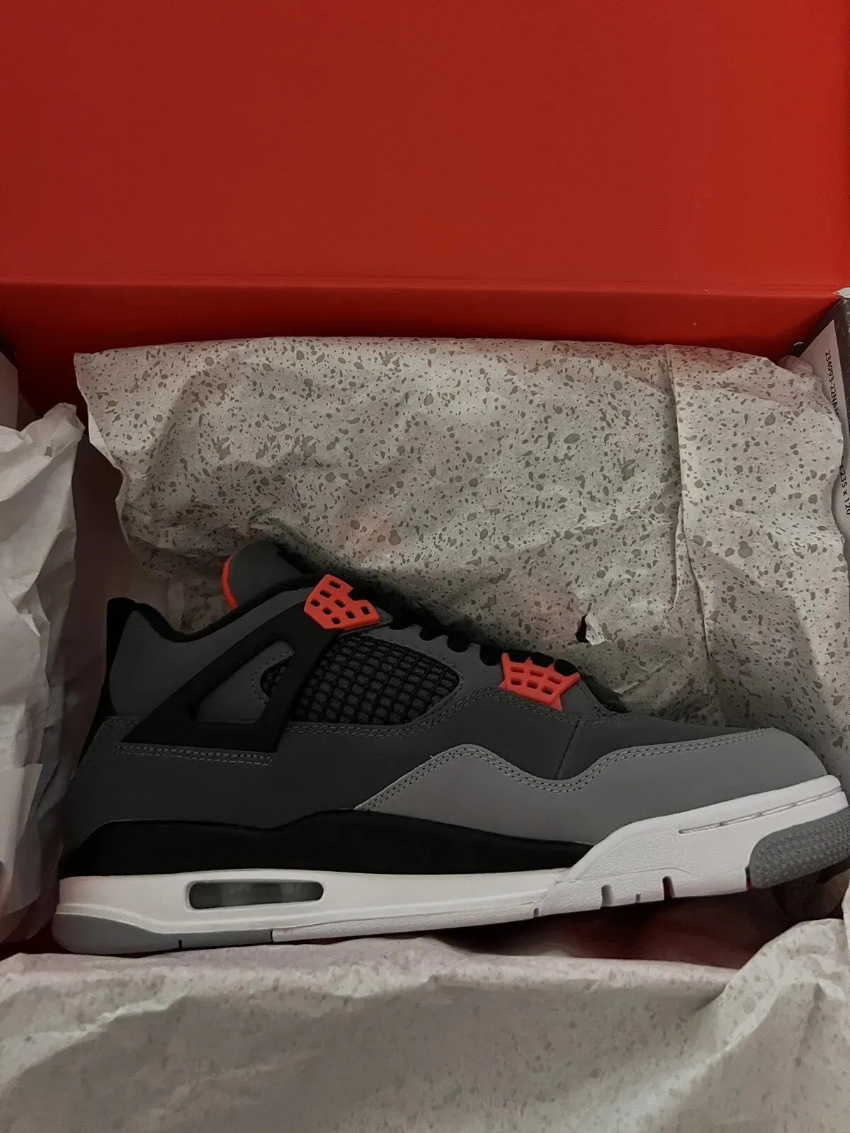  BS Batch Air Jordan 4 Red Glow Infrared review Aleshia 02