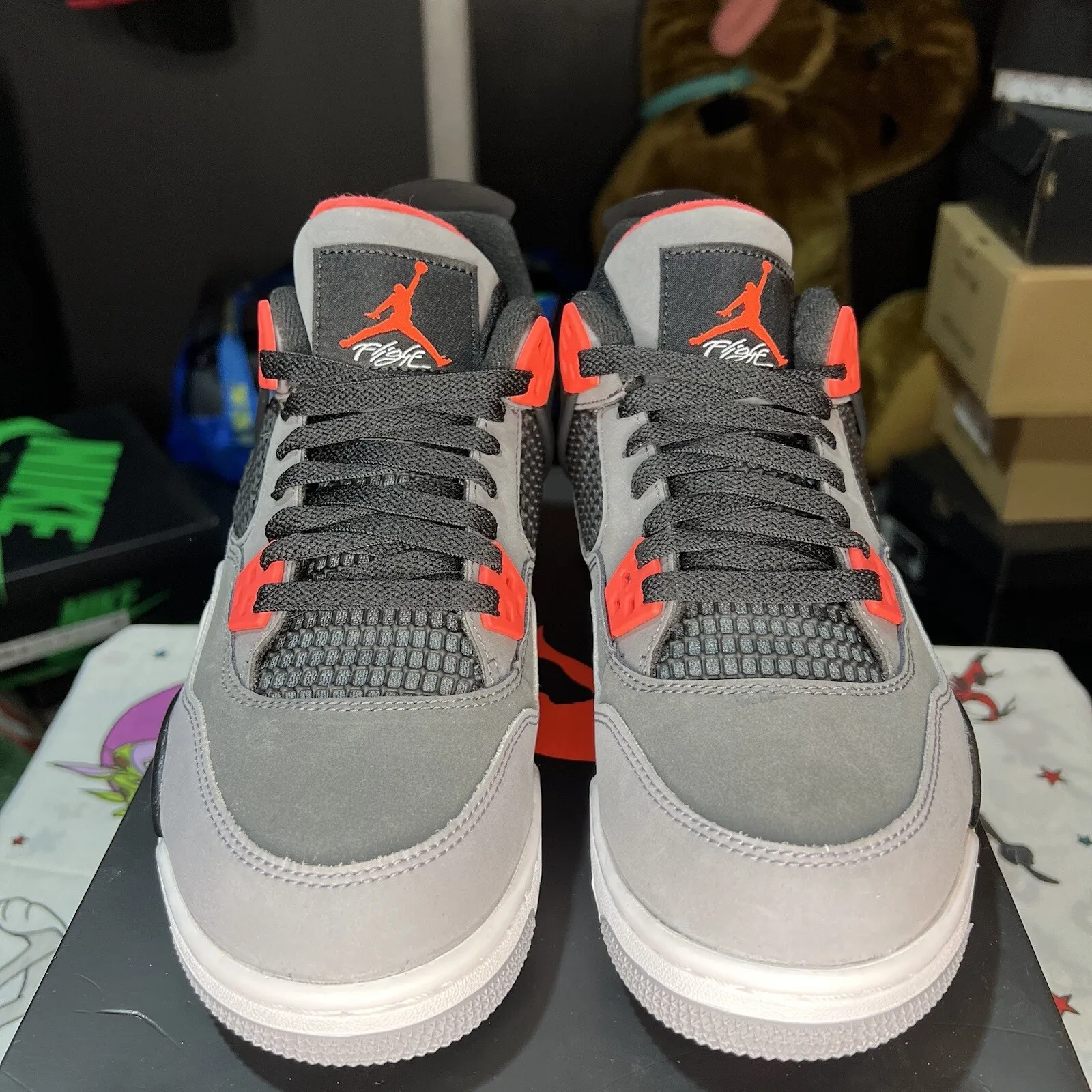  BS Batch Air Jordan 4 Red Glow Infrared review Shaowen 01