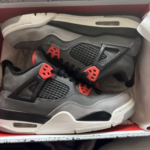  BS Batch Air Jordan 4 Red Glow Infrared review 