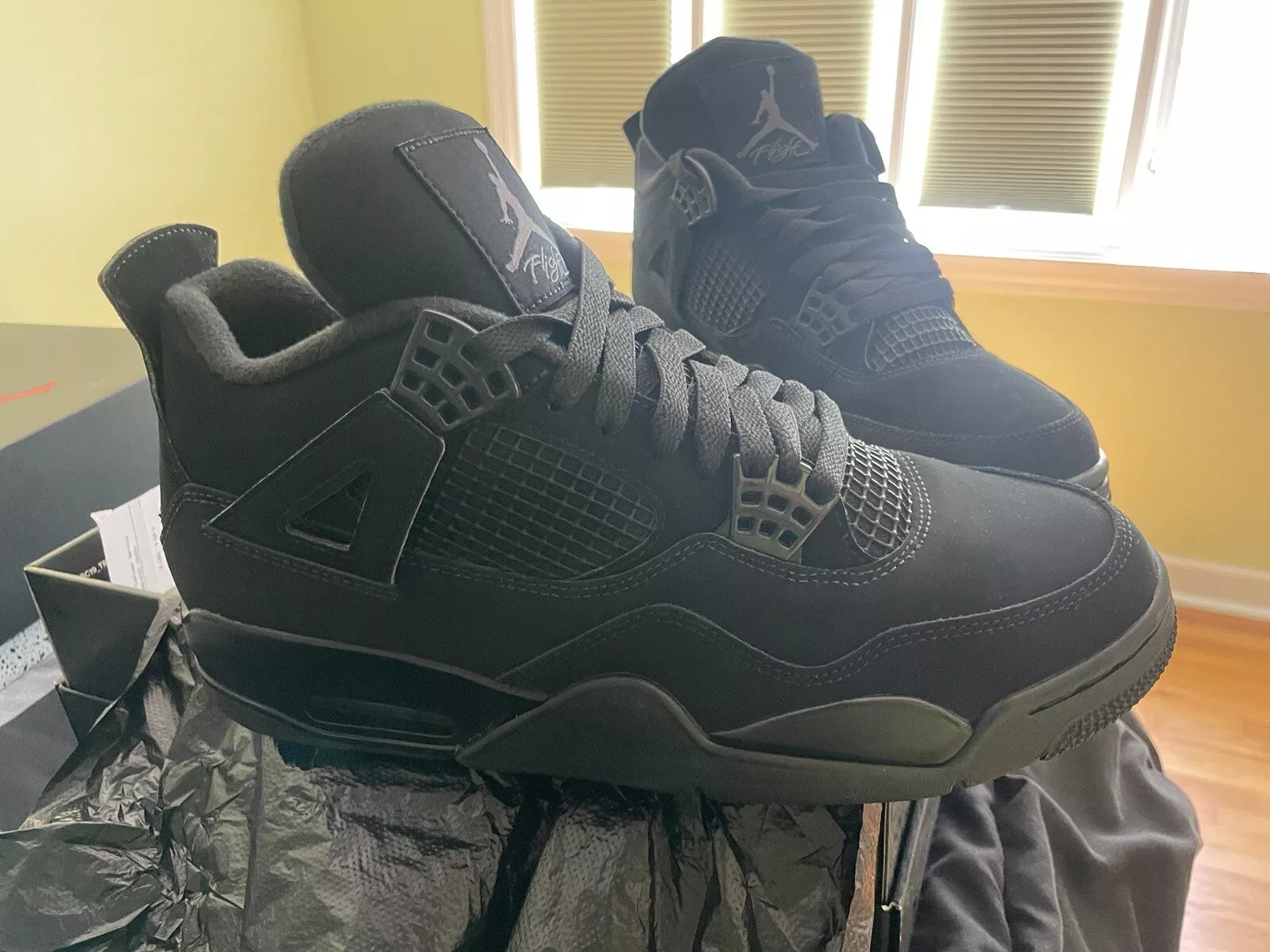 BS Batch Air Jordan 4 Retro Black Cat review 1