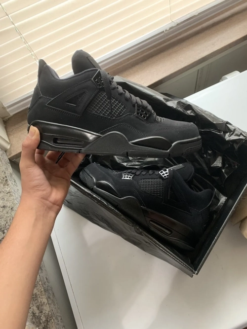 BS Batch Air Jordan 4 Retro Black Cat review 