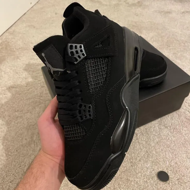 BS Batch Air Jordan 4 Retro Black Cat review 1