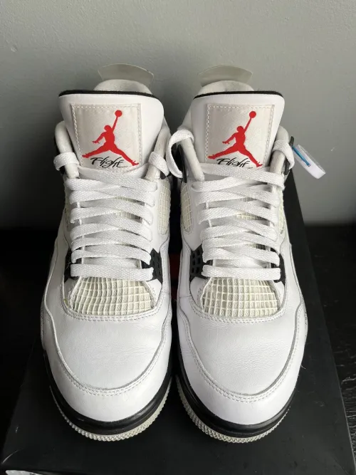 BS Batch Air Jordan 4 Retro White Cement review 