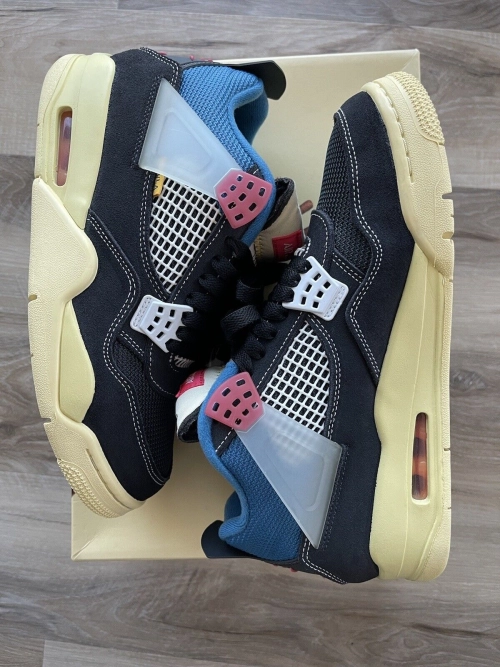 BS Batch Union LA x Air Jordan 4 Retro SP Off Noir Black review 