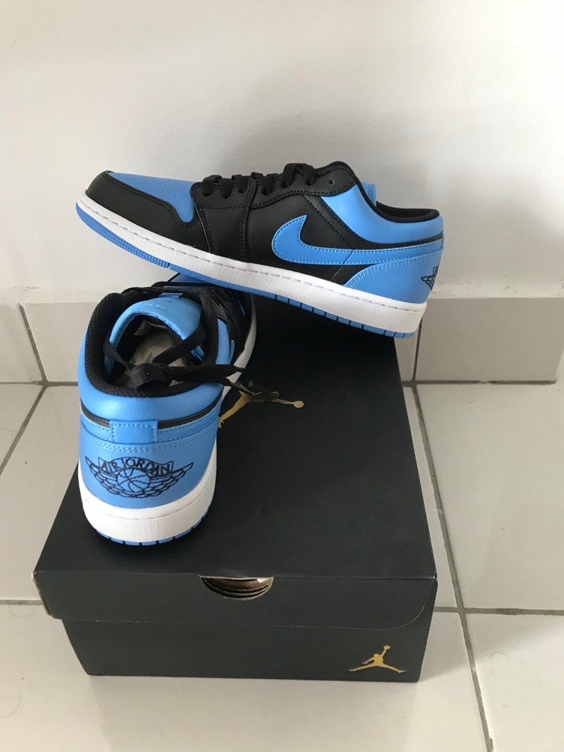XH Travis Scott x Air Jordan 1 Low New Black Blue review Dan 03