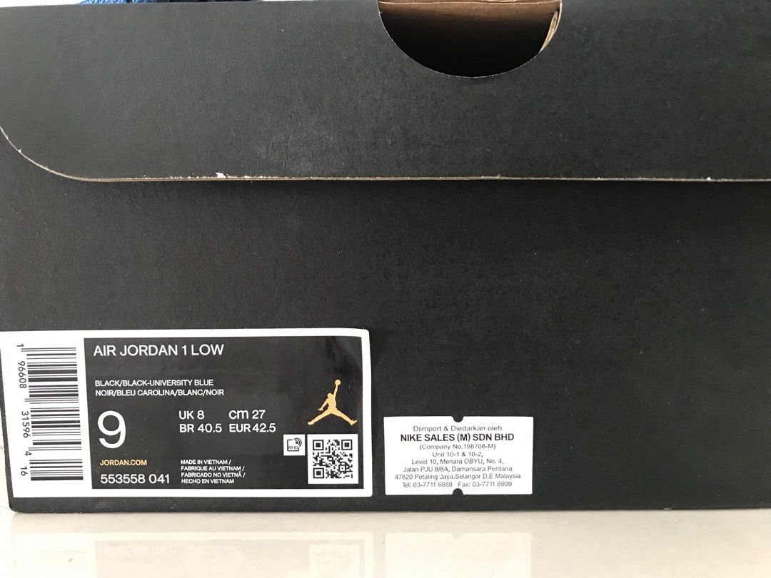XH Travis Scott x Air Jordan 1 Low New Black Blue review Dan 06