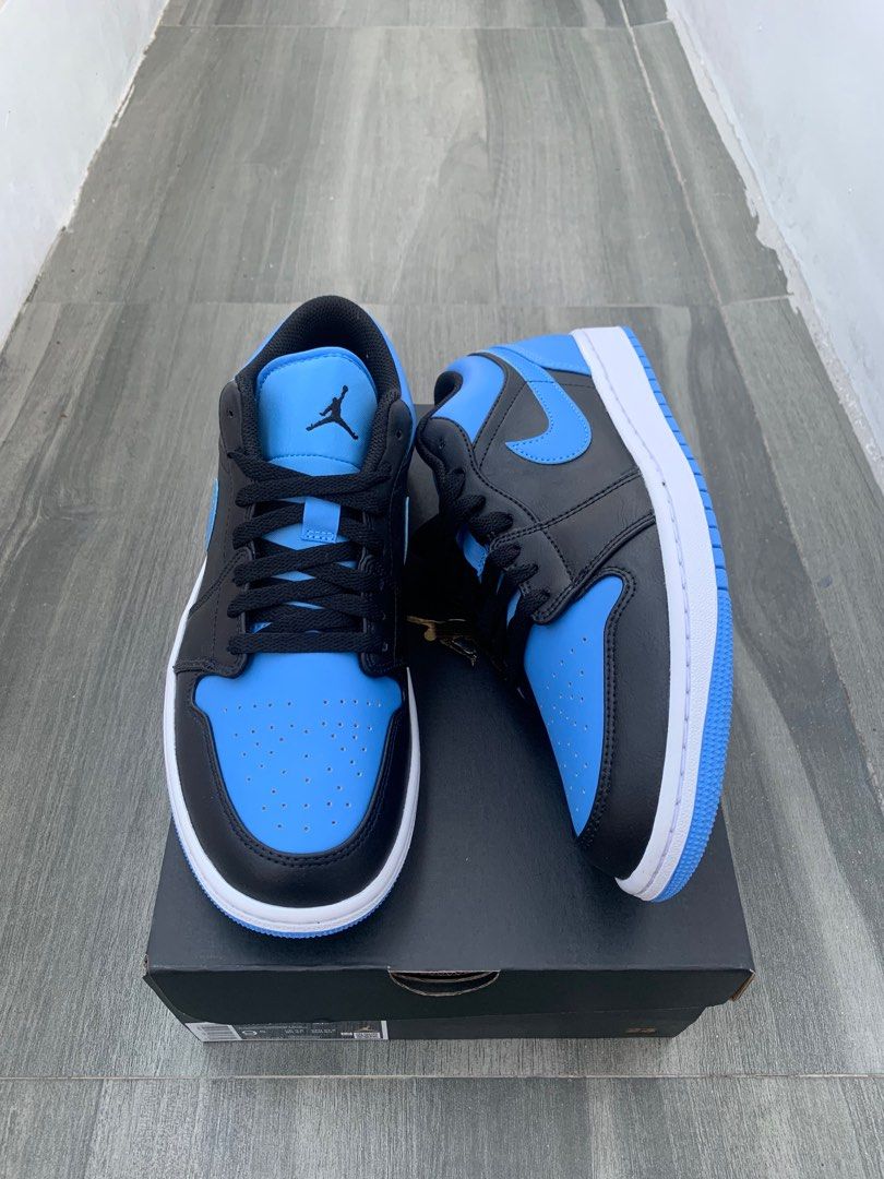 XH Travis Scott x Air Jordan 1 Low New Black Blue review Nate 02
