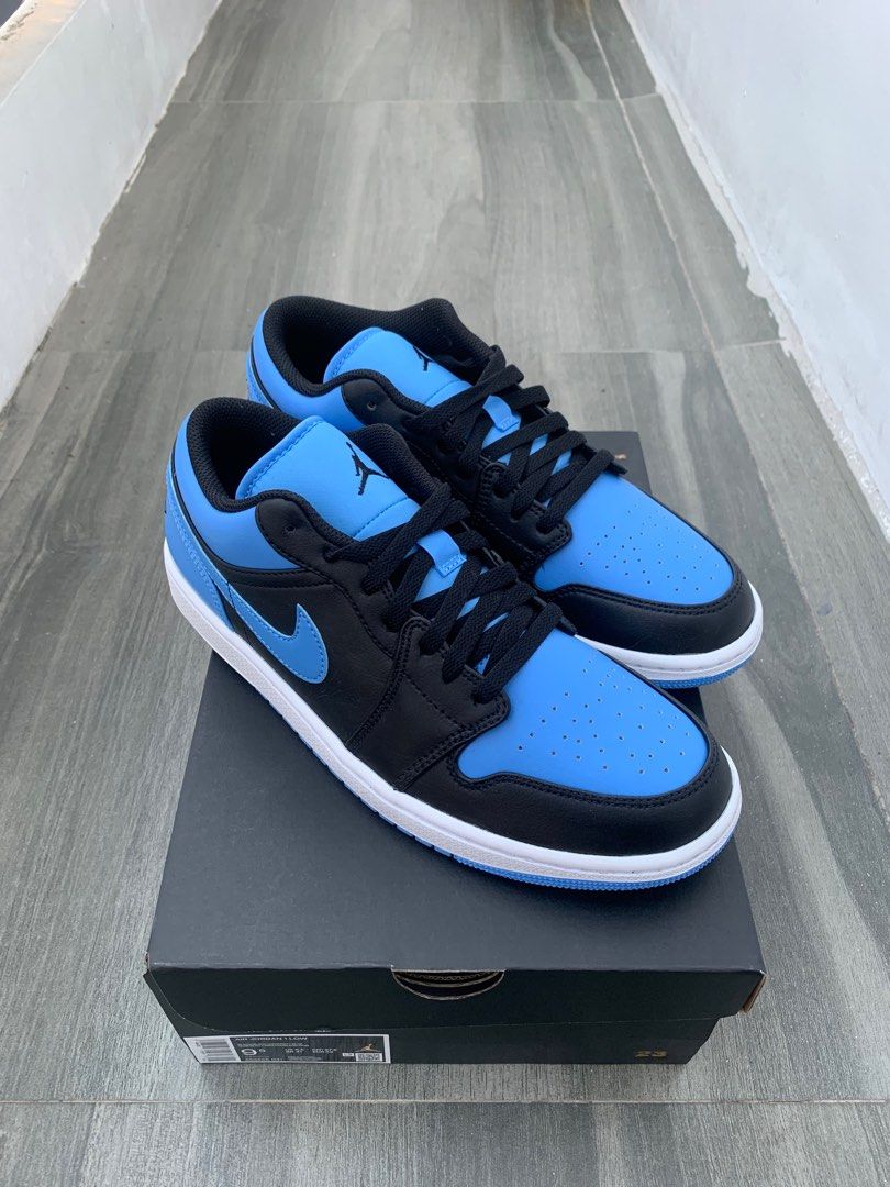 XH Travis Scott x Air Jordan 1 Low New Black Blue review Nate 03