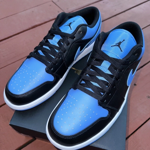 XH Travis Scott x Air Jordan 1 Low New Black Blue review 