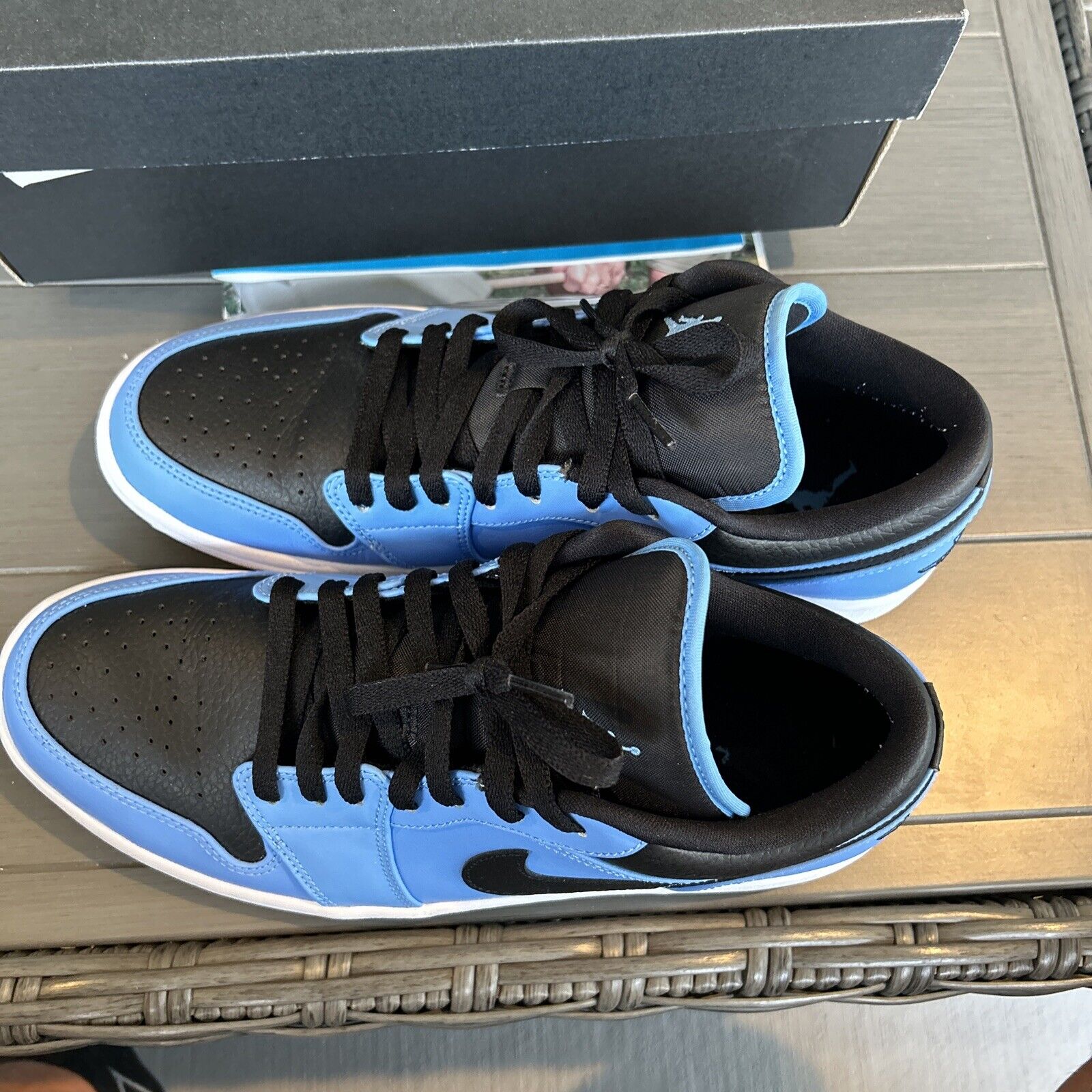 XH Travis Scott x Air Jordan 1 Low New Black Blue review Yolanda 04