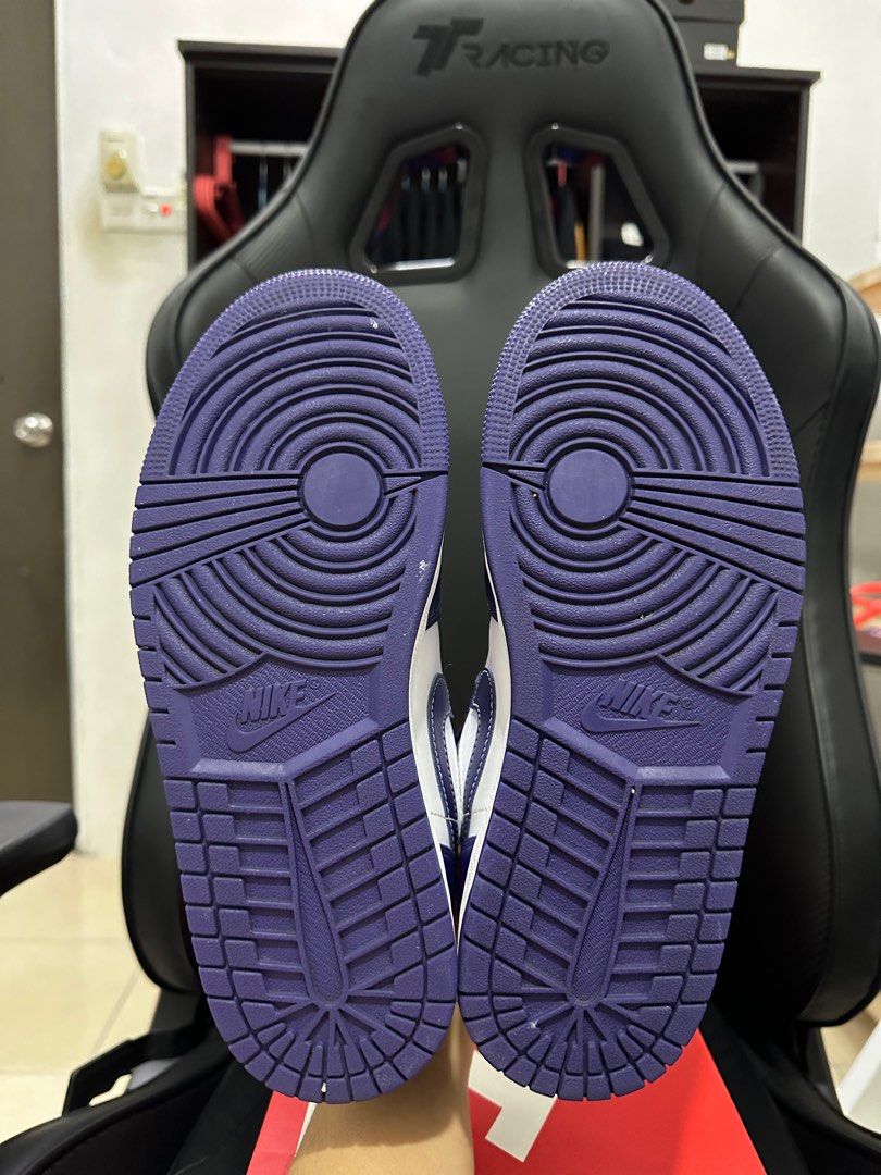 XH Travis Scott x Air Jordan 1 Low Sail White Purple review Diana 02