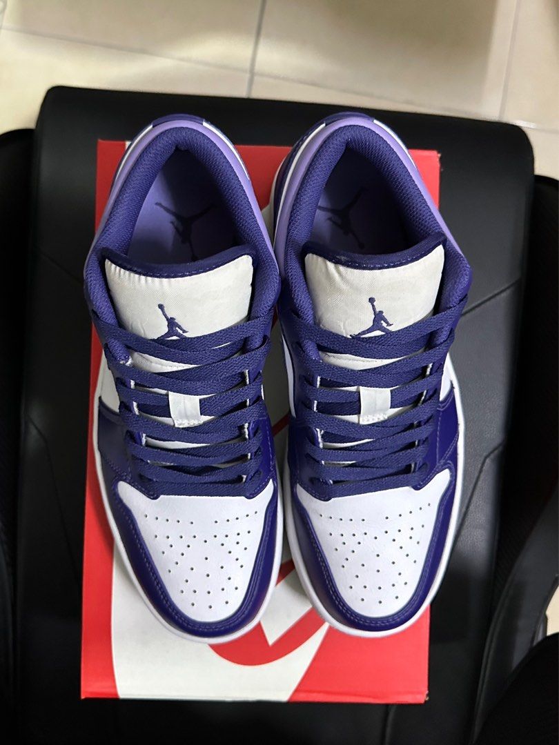 XH Travis Scott x Air Jordan 1 Low Sail White Purple review Diana 03