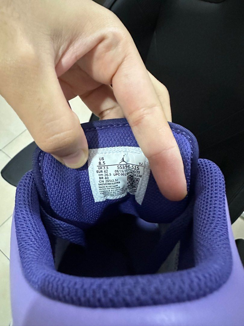 XH Travis Scott x Air Jordan 1 Low Sail White Purple review Diana 04