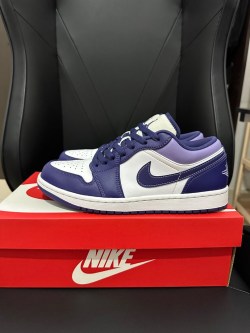 XH Travis Scott x Air Jordan 1 Low Sail White Purple review Diana 05