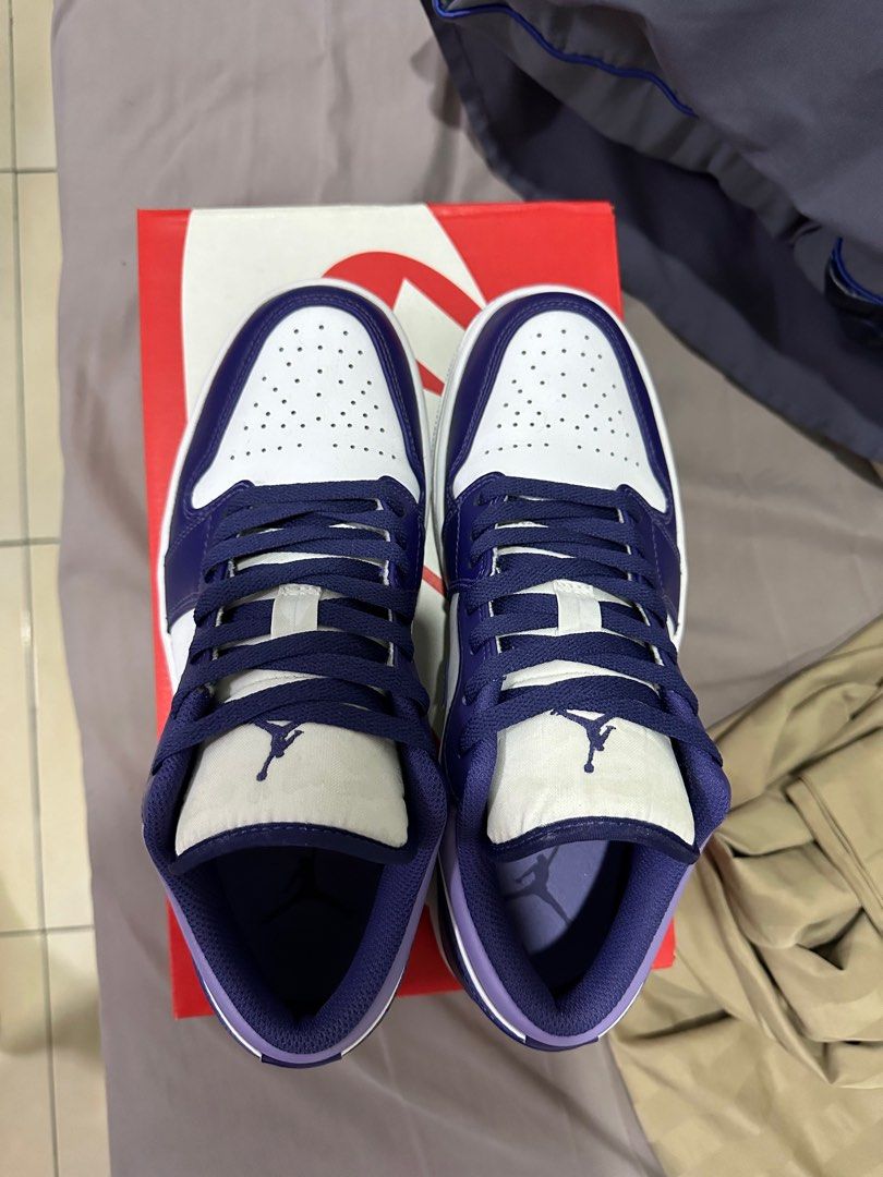 XH Travis Scott x Air Jordan 1 Low Sail White Purple review Diana 06
