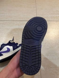 XH Travis Scott x Air Jordan 1 Low Sail White Purple review Evan 01